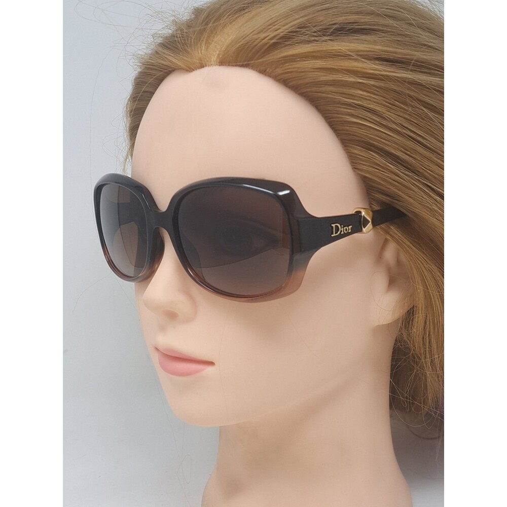 Christian Dior Women's Sunglasses Green Apricot Brown Mystery 2 WCKD8 56-17-130 - Picture 7 of 12
